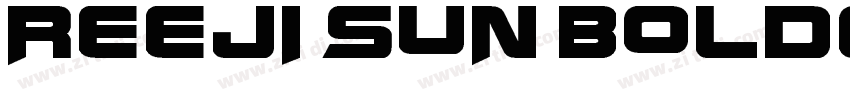 REEJI Sun BoldGBV10字体转换